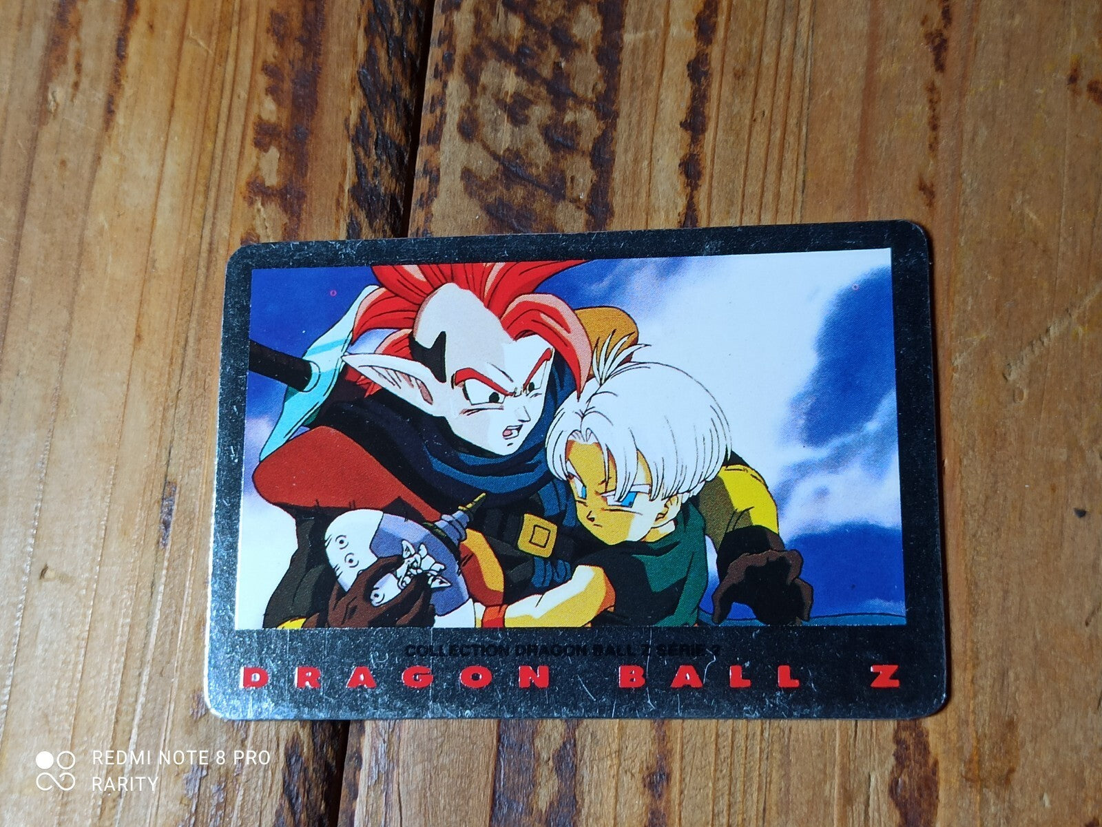 Carte Dragon Ball Z Cardass vintage série 1, héros Trunks, rare, anime