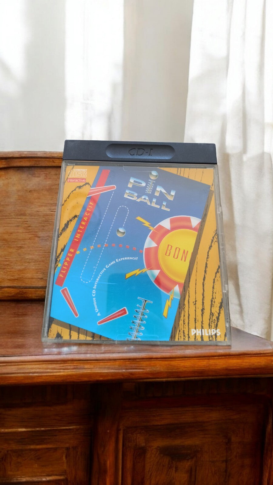 Jeu Philips CD-i Pinball complet flipper rétro occasion