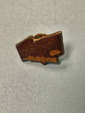 Vintage pin's Flodor publicitaire rouge forme rectangulaire ancien collection