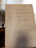 Document administratif ancien Marseille 1920 rapport Ponts et Chaussées Pharo vi