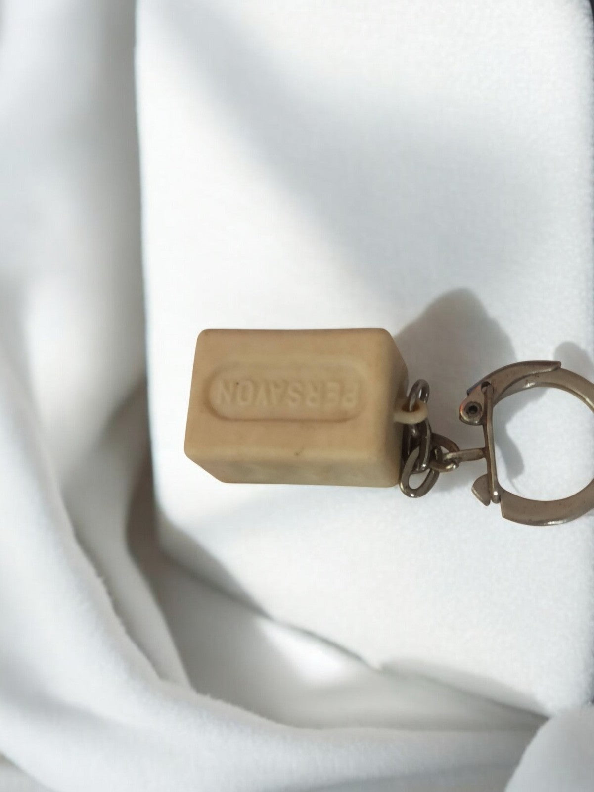 Porte-clés Persavon ancien vintage savon miniature publicité rétro