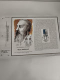 Feuillet CEF Henri Moissan timbre Les Hommes Célèbres philatélie illustré