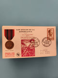 Lettre premier jour Héros de la Résistance Louis Martin-Bret 1959 Marseille phil