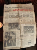 Journal ancien Le Provençal années 1950 presse vintage rétro France