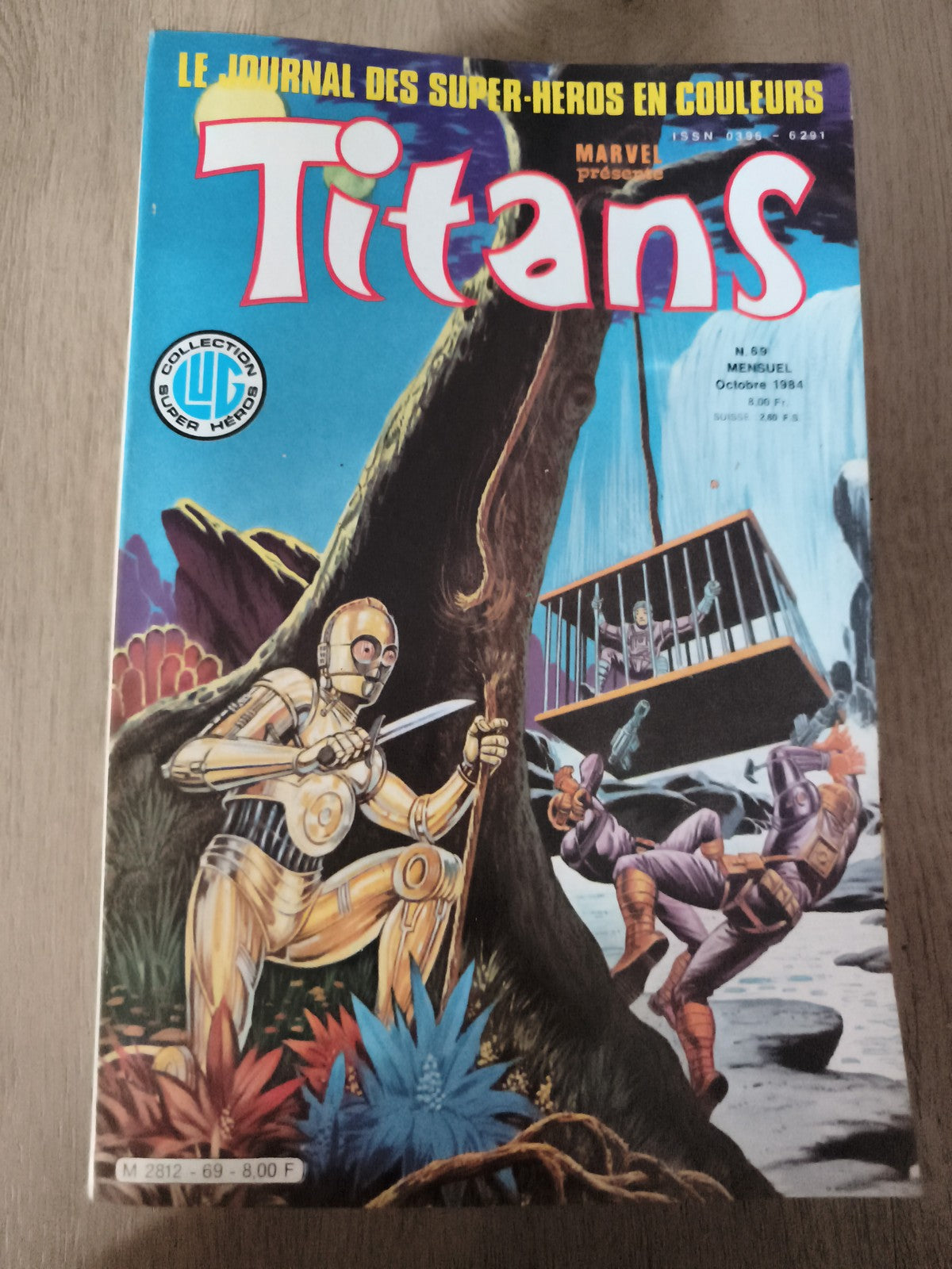 Comic Titans n°69 Marvel octobre 1984 ancien revue super-héros vintage LUG