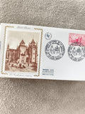 Lettre FDC Saint-Brieuc 1979 premier jour La Cathédrale cachet philatélie ancien