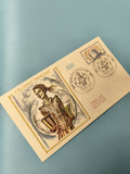 Enveloppe FDC Premier Jour L?Alliance Française illustration femme timbre Paris