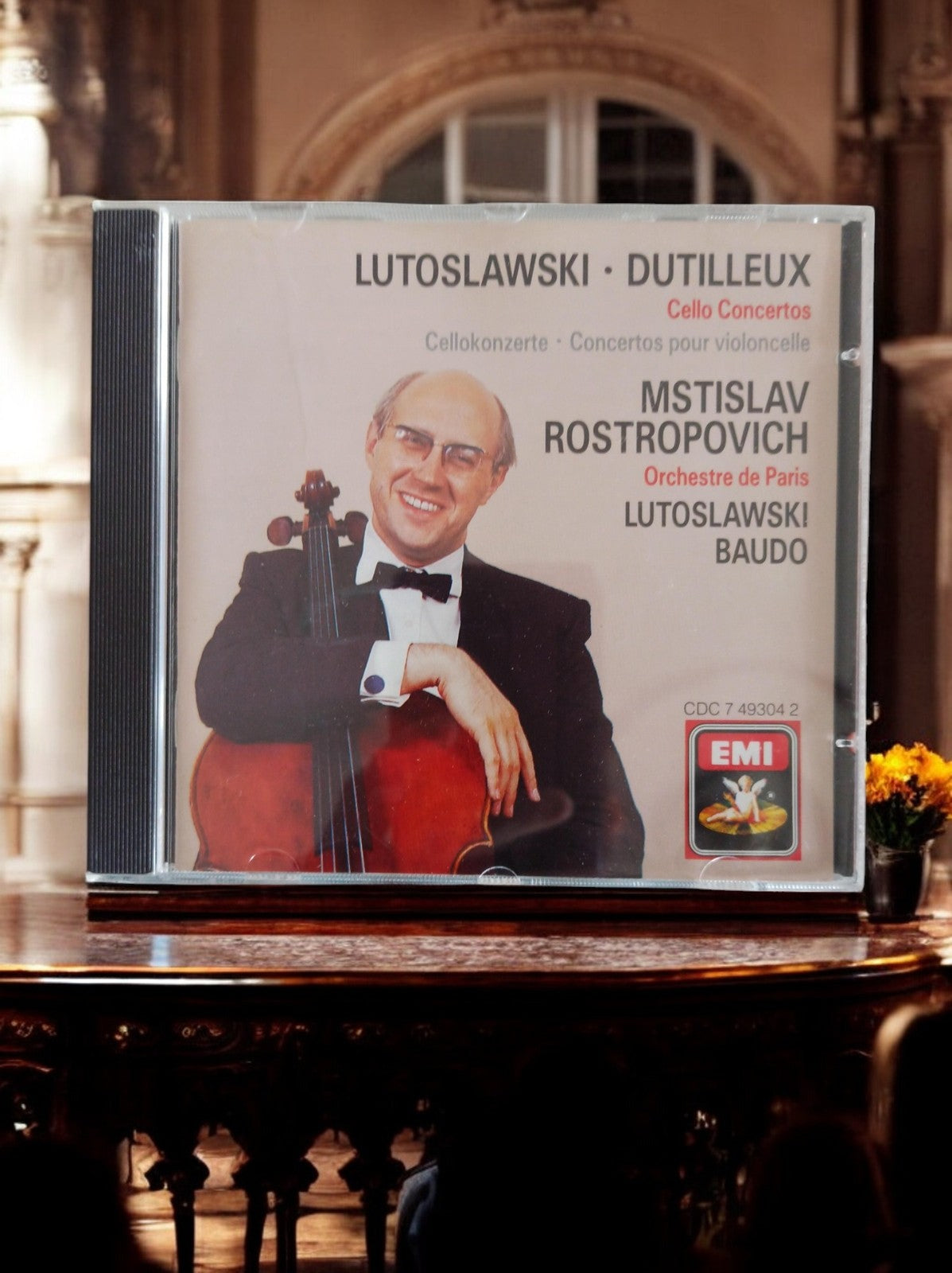 CD Lutoslawski Dutilleux Rostropovich EMI Concertos Violoncelle Orchestre Paris