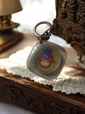 Porte-clés publicitaire vintage Négo vache logo rétro années 70 accessoire