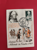 Carte Premier Jour 1949 Choiseul Journée du Timbre Bordeaux Philatélie (Ref 1)