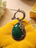 Boucle d'oreille fantaisie vintage, manque la seconde - Accessoire rétro unique