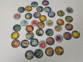 Gros lot de pogs Space Monsters originaux jeu d'enfance divertissant occasion