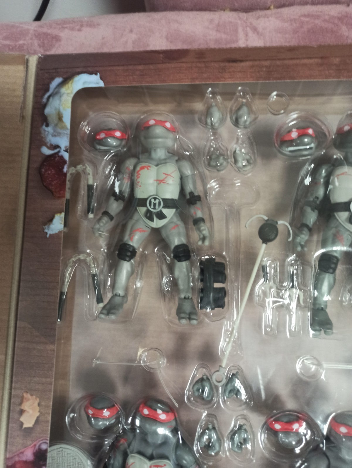 Figurines Teenage Mutant Ninja Turtles BST Pizza coffret exclusif neuf