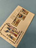 Enveloppe FDC Espagne 1975 premier jour timbres illustrés cathédrale Ségovie