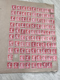 Gros lot ancien timbres Marianne 30c rouges oblitérés philatélie étude