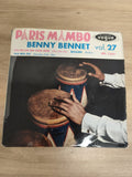 Vinyle 45T Paris Mambo Benny Bennet vol.27 Disques Vogue pochette percussion