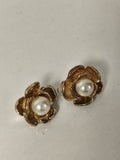 Paire de boucles d?oreilles rétro vintage, bijou ancien pour collectionneur