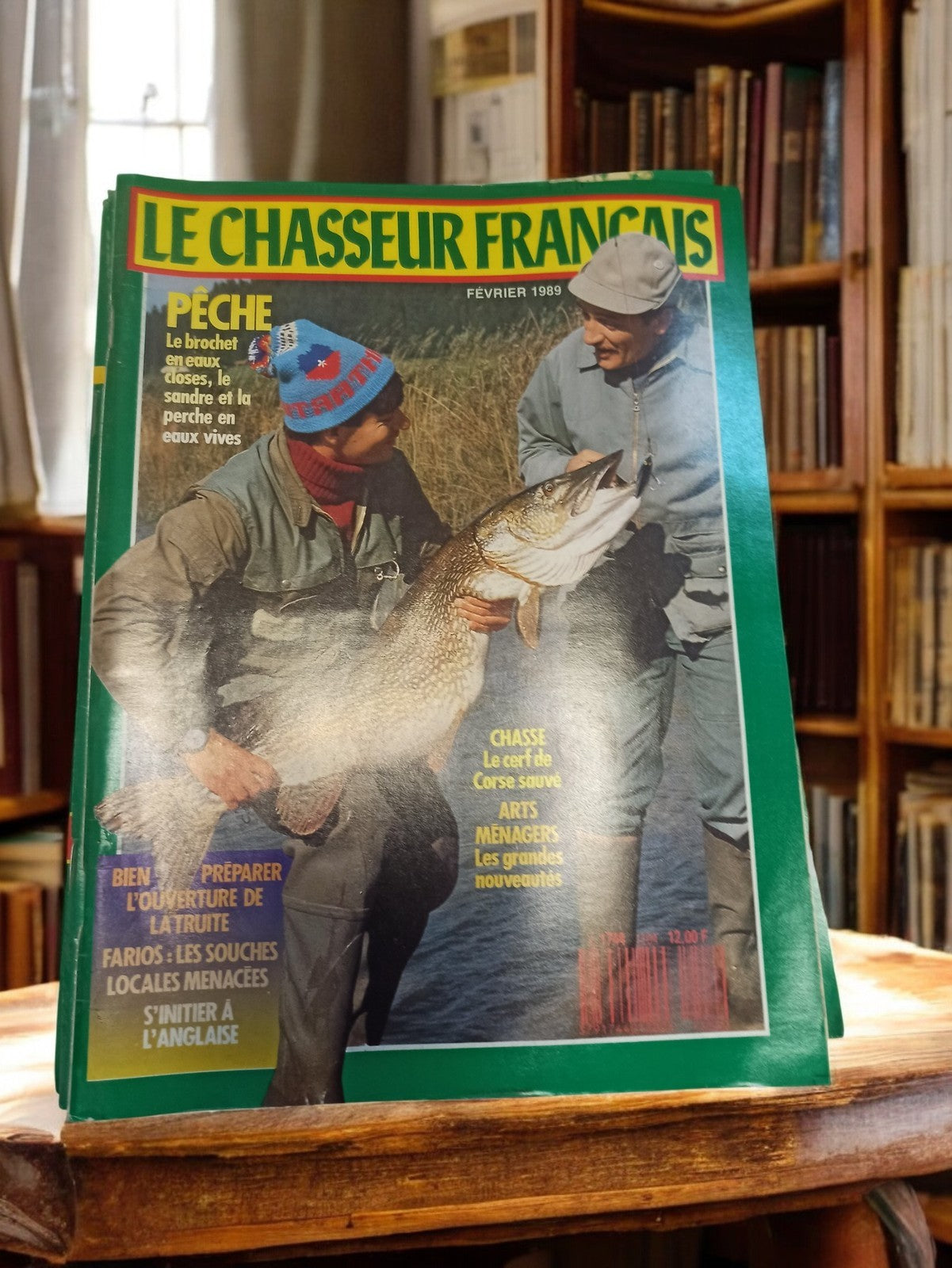 Revue Le Chasseur Français février 1989 vintage pêche chasse rétro magazine
