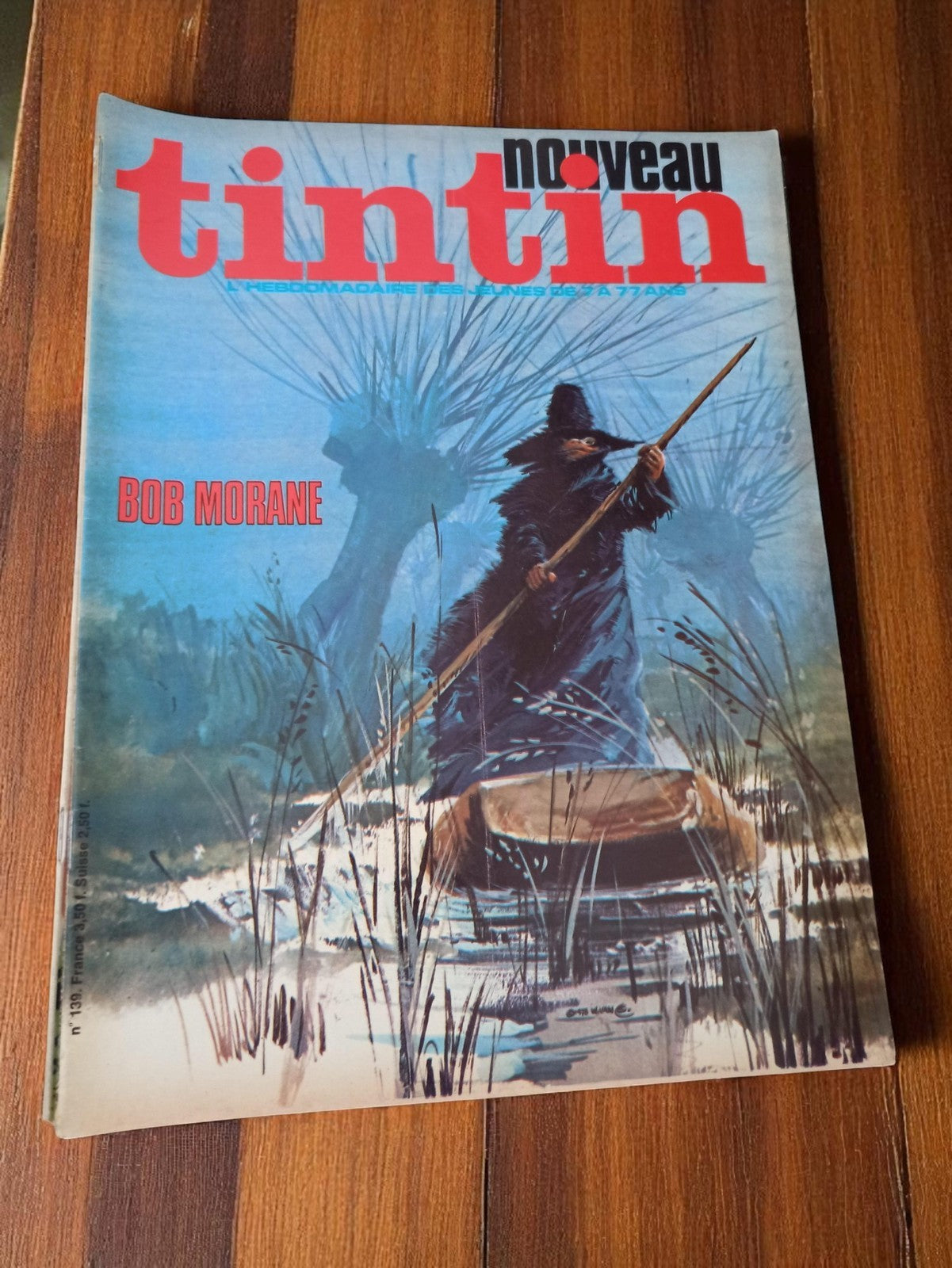 Magazine Tintin ancien Bob Morane n°103 couverture illustrée vintage rétro