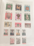 Timbres anciens Paraguay lot thématique Jeux Olympiques et art précolombien