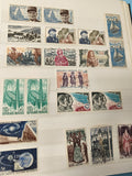 Lot anciens timbres oblitérés France, personnages, monuments, histoire, 1960s-70