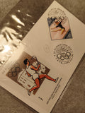 Carte philatélique Olympiade Munich 1972 cachet TATA gymnastique athlète