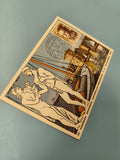 Enveloppe FDC Marseille 1981 timbre René Cassin illustration congrès philatéliqu
