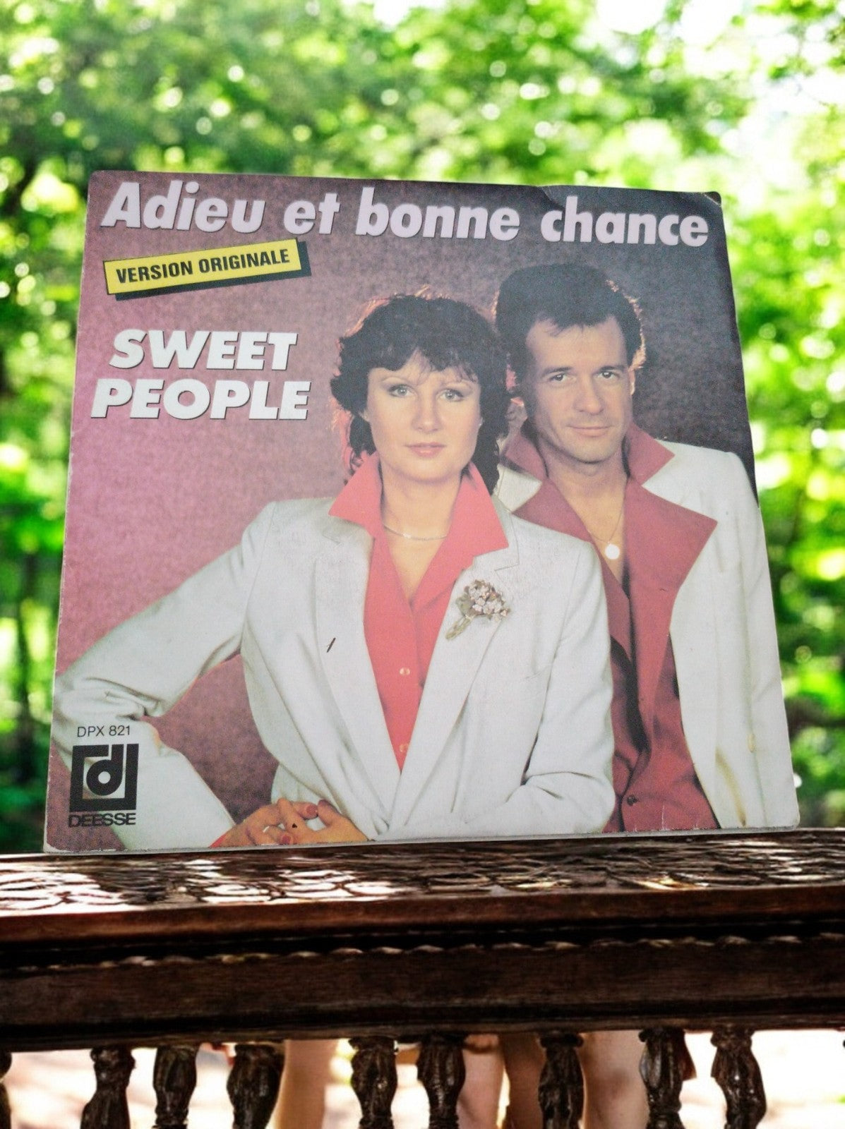 Vinyle 45 tours Sweet People Adieu et bonne chance vintage Déesse DPX 821