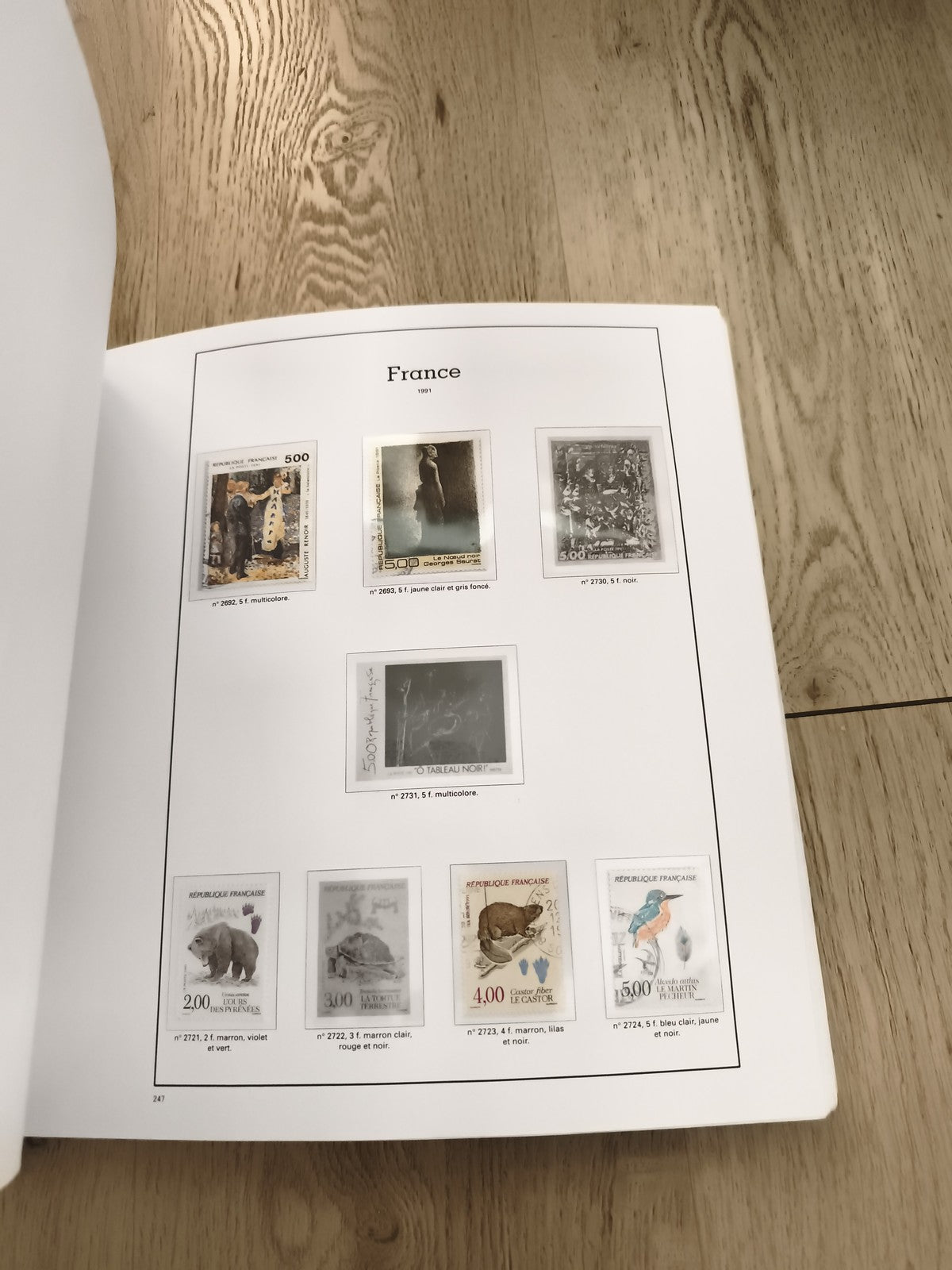 Lot de gros classeurs timbres France albums partiellement remplis philatélie