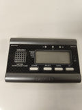 Accordeur guitare basse SEIKO SAT100 affichage digital noir et argent