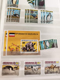 Timbres anciens Haute-Volta animaux, lot philatélie Afrique vintage