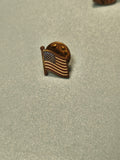 Vintage pin's drapeau USA émaillé ? Collection patriotique ancien (Ref 12)