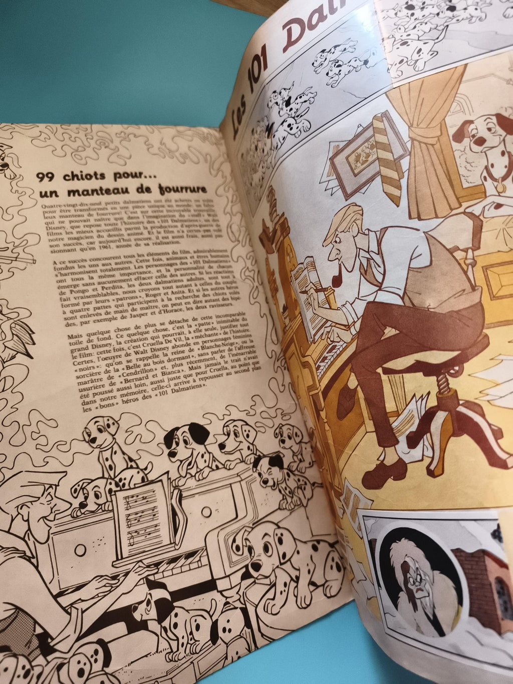 Album Panini Les 101 Dalmatiens Disney figurines incomplet couverture animée