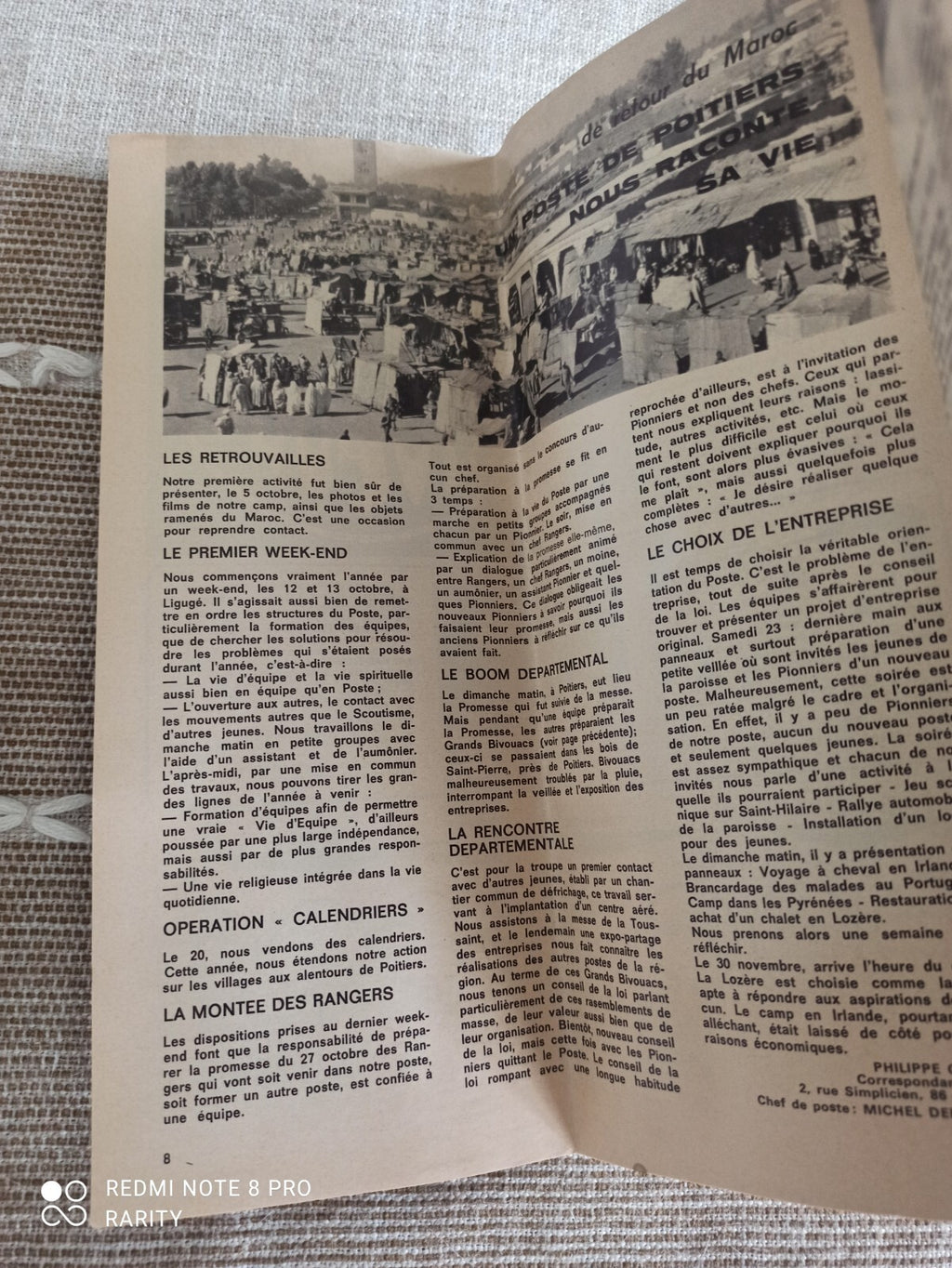 Magazine vintage Pionnier Scout édition collector plongée années 70