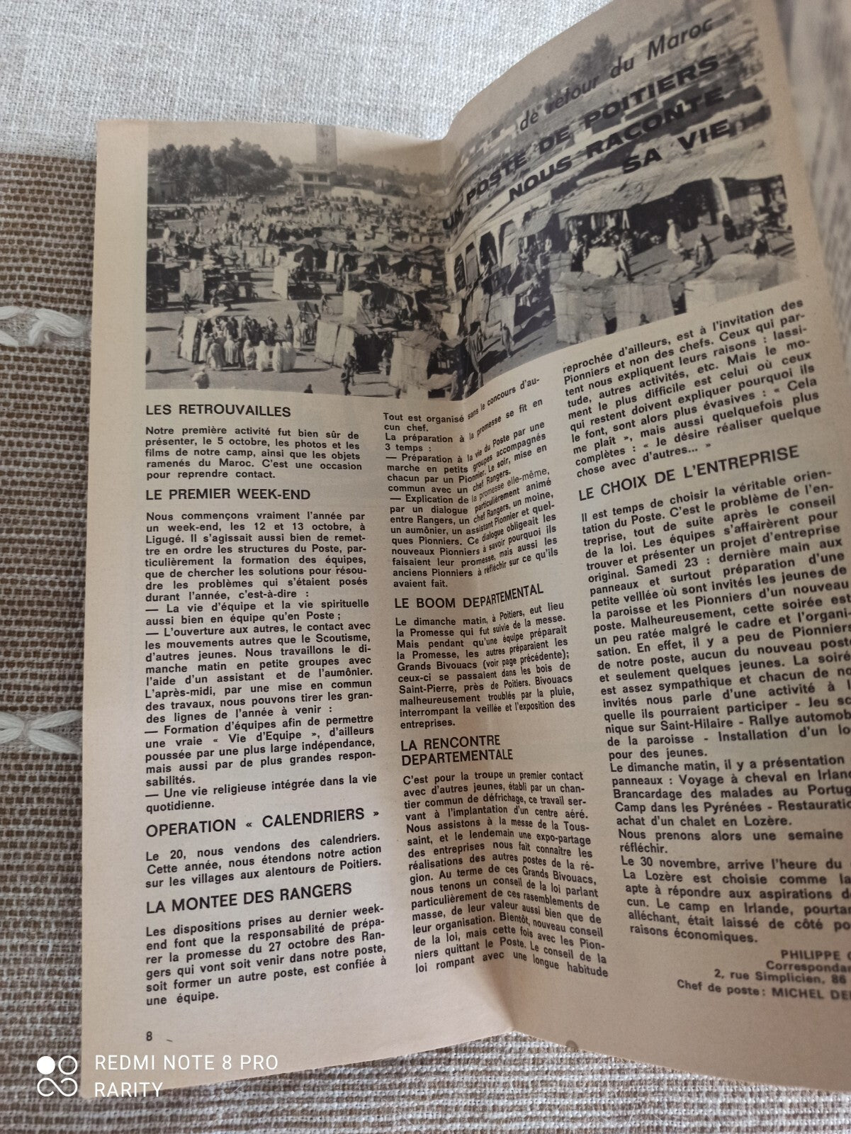 Magazine vintage Pionnier Scout édition collector plongée années 70
