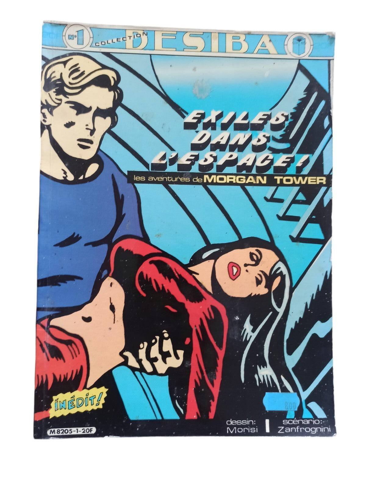 Bande dessinée vintage Exilés dans l’Espace n°1 Desibao années 70 rétro SF
