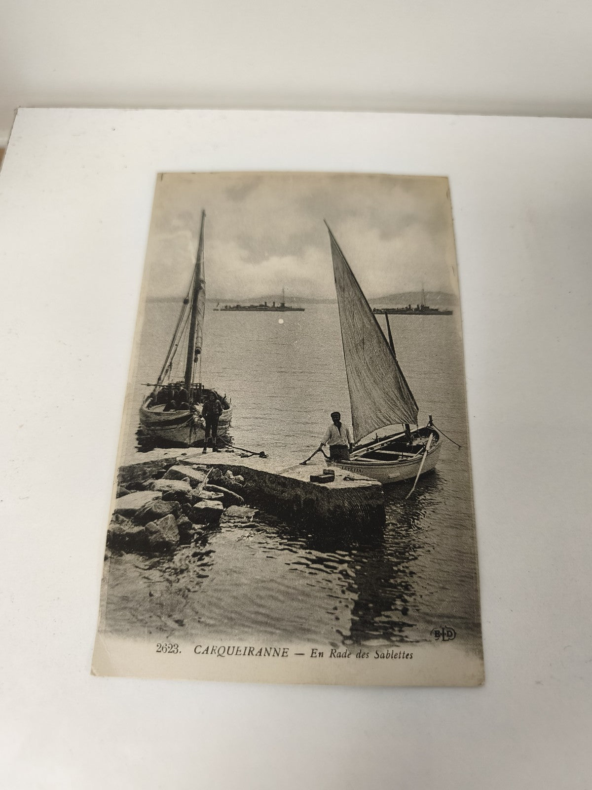 Carte postale ancienne vintage Casqueiranne Côte d?Azur collection rétro France