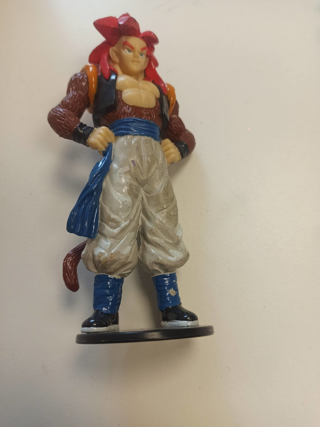 Figurine Dragon Ball GT rétro vintage, Gogeta Super Saiyan 4, jouet ancien