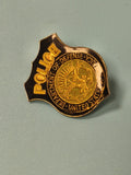 Vintage pin's police US Department of Defense insigne doré collection (Ref 16)