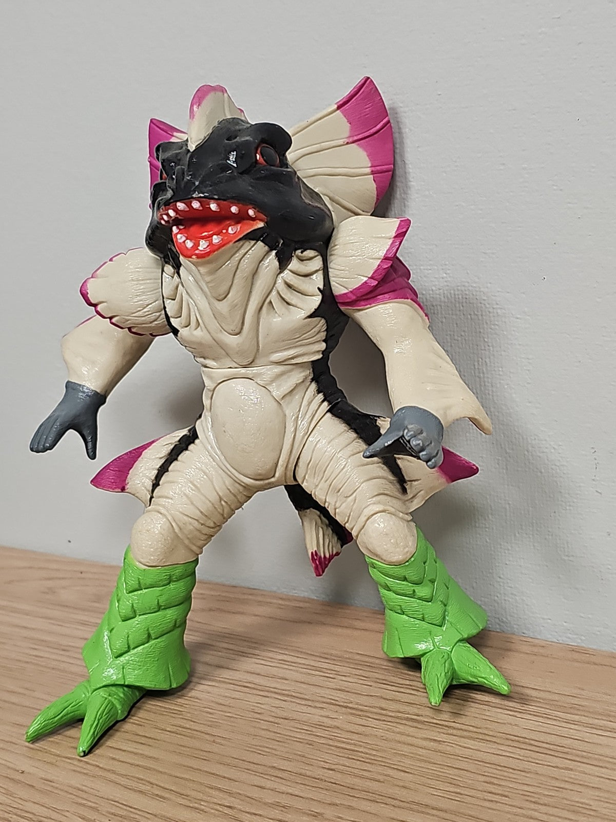 Figurine rétro Bandai 1993 Power Rangers Prantishead Fish Monster ancien jouet