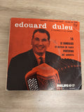Vinyle 45 tours Edouard Duleu Philips ? Accordéon, pochette rouge, 4 titres