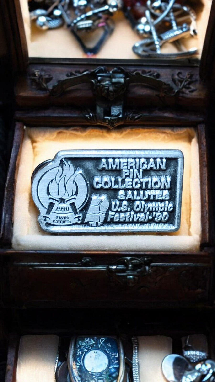 Pin's vintage USA Olympic Festival 1990 American Pin Collection Twin Cities