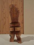 Statuette Tiki vintage bois sculpté Tahiti Polynésie art océanien ancien