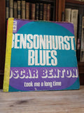 Vinyle 45T Oscar Benton Bensonhurst Blues vintage pochette d?origine