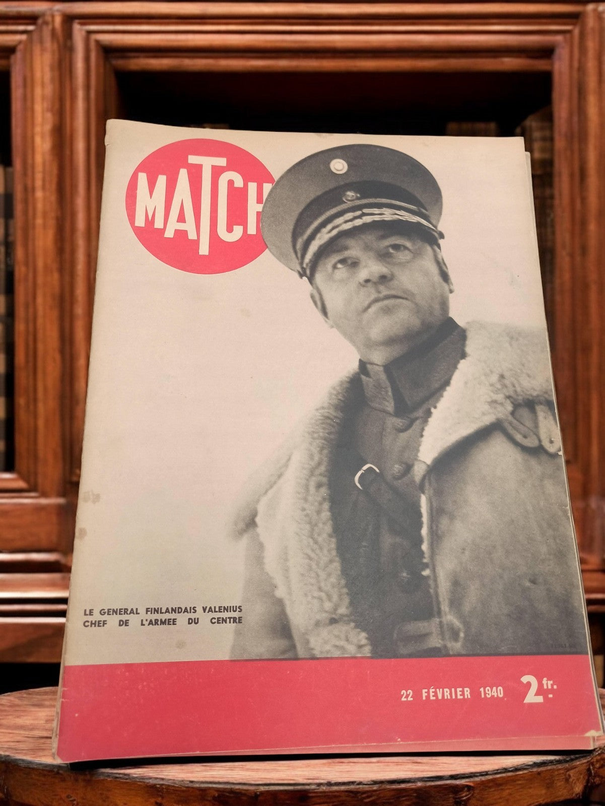 Magazine Paris Match 22 février 1940 ancien journal rétro France presse vintage