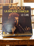 Vinyle 45 tours Michel Sardou La Maladie d’Amour ancien disque rétro