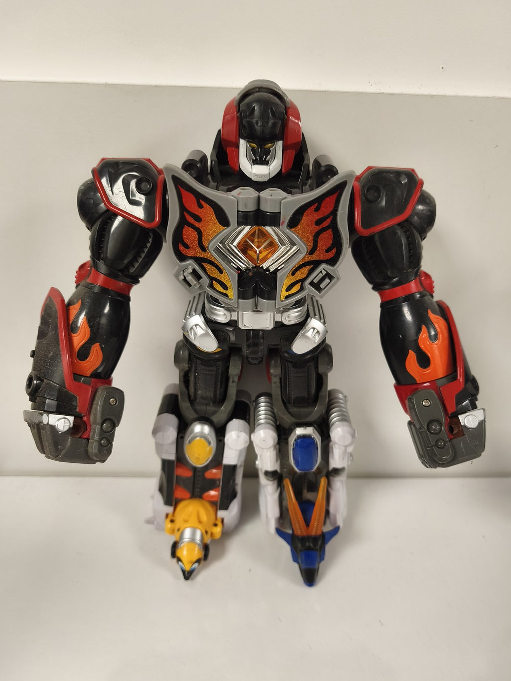 Power Rangers Jungle Fury Megazord Deluxe Jungle Master Robot articulé d'occasio