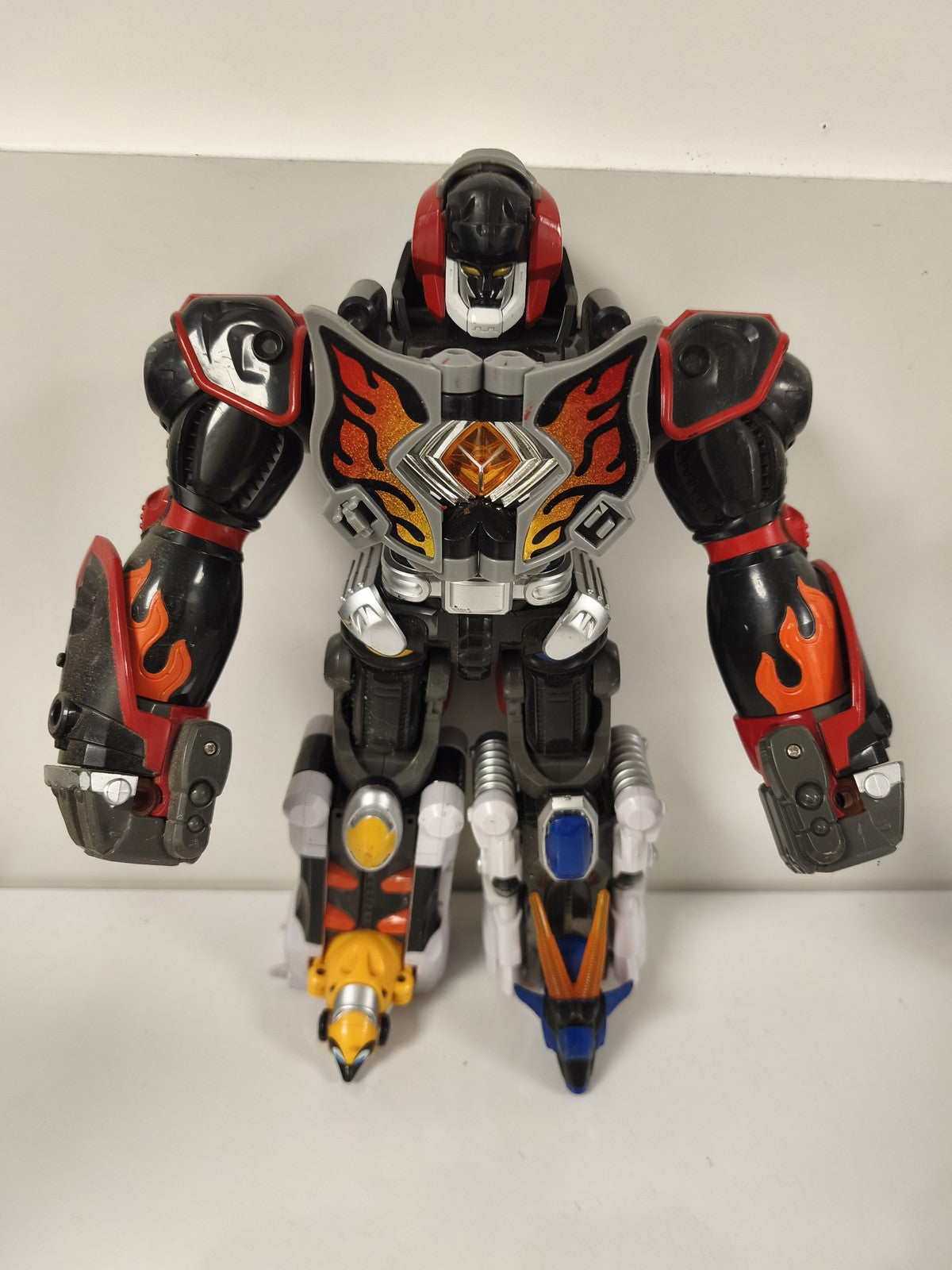 Power Rangers Jungle Fury Megazord Deluxe Jungle Master Robot articulé d'occasio