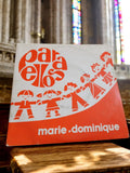 Vinyle 45 tours Parapellos Marie-Dominique vintage pochette orange rare