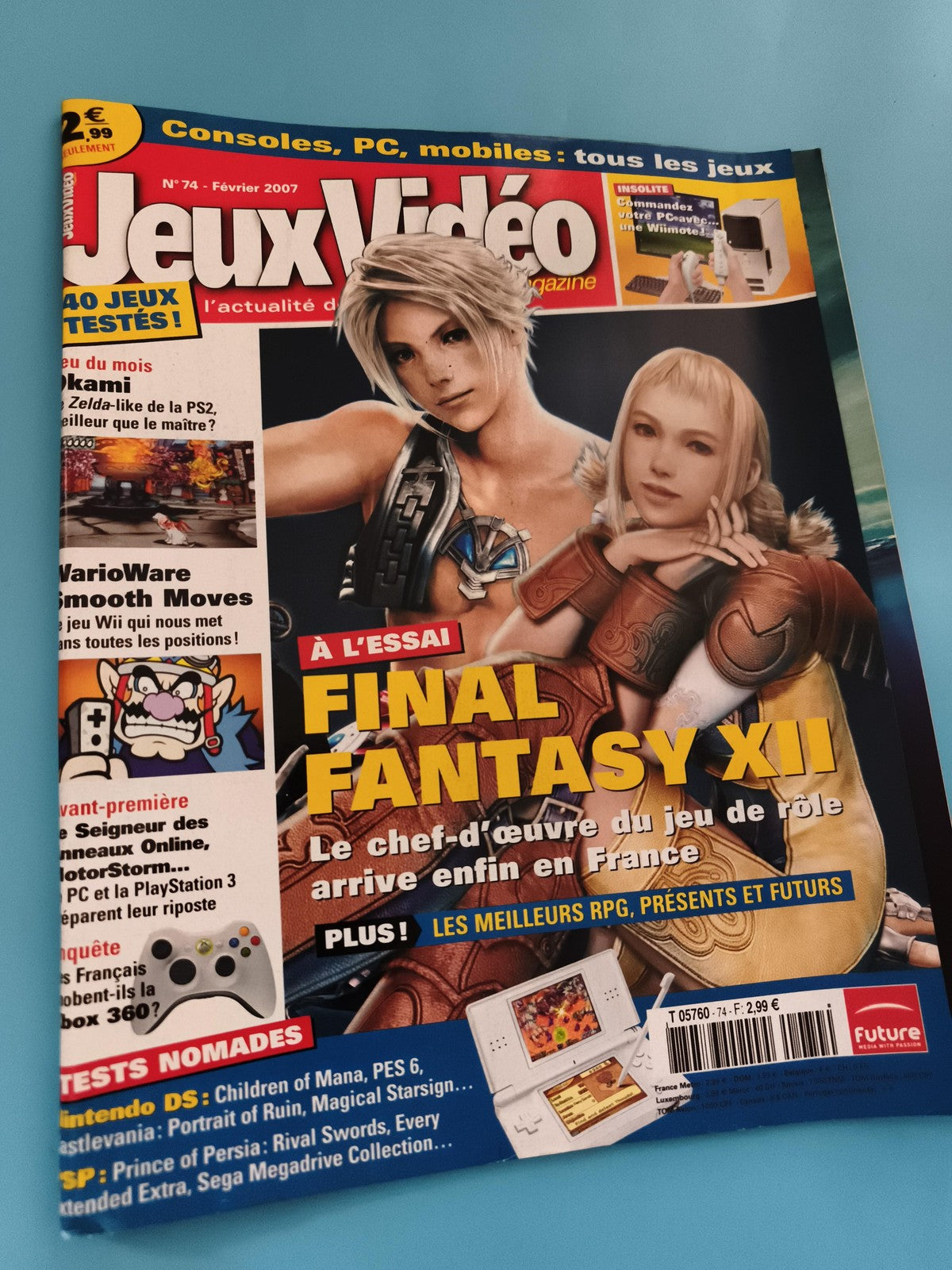 Magazine Jeux Vidéo Magazine n°74 février 2007 Final Fantasy XII test